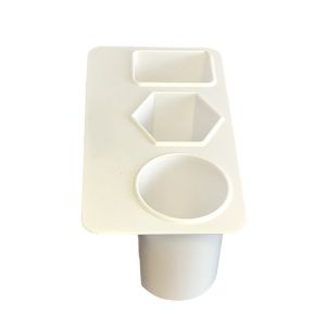 Adhesive Makeup Brush Holder Office Tabletop Storage Box Wall-mounted Stationery Holder for Students Multi-functional Pen Holder