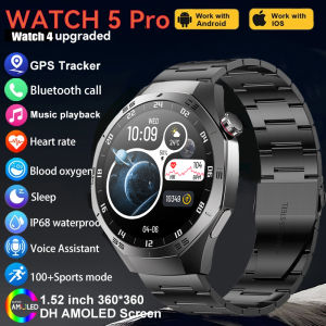 2025 AMOLED Screen GPS Smart Watch Waterproof Fitness tracking Heart Rate BT Call Professional Sports Smartwatch For IOS New