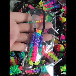 พวงกุญแจ อะลูมิเนียมอัลลอยด์ พวงกุญแจสำหรับกลางแจ้ง ความยาว 14 ซม.