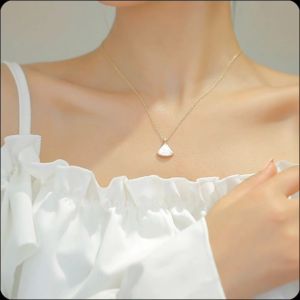 Kalung Titanium Permata Kerang Anti Karat & Anti Luntur - Kalung Y-XL-36