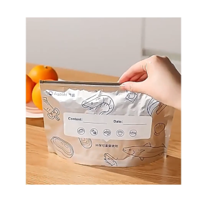 Combo 10 Túi zip bạc đựng thực phẩm tươi sống chất liệu tráng bạc titan bảo quản độ tươi có khoá tiện lợi tái sử dụng-HAUSE