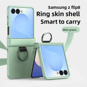 szhaiyu | Ring Folding Phone Case for Samsung Galaxy Z Flip 8 7 6 5 4 3 ZFlip8 ZFlip7 FE All Inclusive Hinge Protective Shockproof Cover