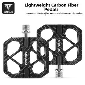 TOSUOD | Carbon Fiber Titanium Axle Pedals T700