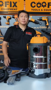 COOFIX เครื่องดูดฝุ่น 1200 วัตต์ รุ่น CF-VC001B (ดูดน้ำ - ดูดแห้ง) ขนาดความจุถัง 30 ลิตร Vacuum Cleaner