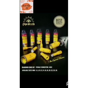 Mata Bor Granit Keramik Kaca Drat M10 & Mesin Gerinda Diamond Core Bit