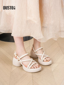 Dadong Strap Sandals Womens Shoes 2024 Summer New Arrival K-style Elegant Thin Strap Buckle High Heels X0132