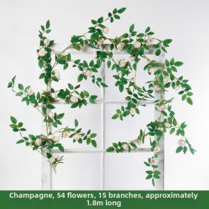 Plastic Artificial Rose Vines for Decoration