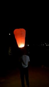 5pcs Sky Lantern Flying Wishing Lamp Pure White Chinese Kongming Lanterns