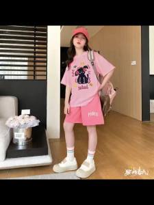 LOBER ชุดเด็กผู้หญิง เสื้อผ้าเด็กโต ชุดเซตเด็กหญิง ชุดกระโปรงเด็กผู้หญิง เสื้อผ้าเด็กผญ