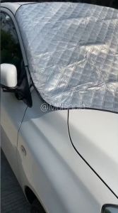 ผ้าเคลื่อนที่หน้ารถยนต์ ผ้าเคลื่อนที่รถยนต์ ผ้าเคลูมรถ บรรทัดความร้อน ผ้าบังแดดหน้ารถ สะท้อนความร้อน ขนาด: 148x110 สม. ผ้าเคลื่อนที่หน้ารถ ผ้าบังแดดสำหรับรถยนต์ บังแดดหน้ารถ ม่านบังแดดรถยนต์ ที่บังแดดรถยนต์ บังแดดกระจกหน้าร�