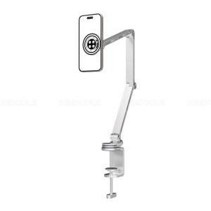 Kimdoole Pad Galaxy Tablet Kindle Tablet Desktop Adjustable Rotating Display Stand Magnetic Bed Phone Stand Clip Mount