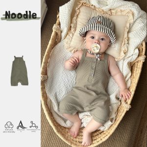 Summer Lightweight Haff Weave One-Piece Boys Romper