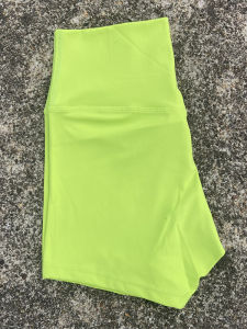 High Waist Yoga Shorts Womens Sport Fitness Running Cycling Training Tight Pants Outdoor Wear Three-Quarter Length Shorts