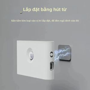 Cảm Biến Chuyển Động Từ Tính Đèn Ngủ Trong Nhà Tự Động Bật/tắt Cho Tủ Phòng Ngủ Hành Lang Trang Trí Phòng Trẻ Em Cầu Thang - Tiết Kiệm Năng Lượng