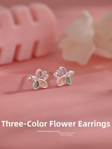 Lnieer | Earrings Earpins Small Stylish Summer S999 Silver