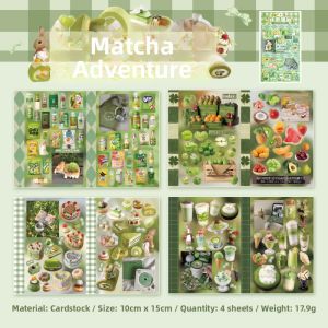Stickers Punk | Vintage Food Themed Decorative Stickers for Scrapbooking