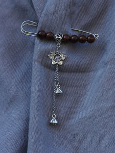 Original Handmade Tassel Brooch Pin Sweater Button Open Cardigan Shawl Buckle Clothes Fixed Pin Outerwear Buckle Fashion Accessory