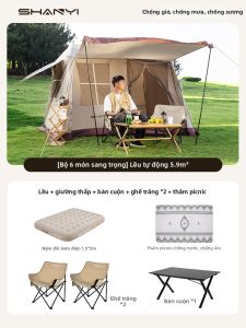 SHANYI | Lều Gia Đình Dễ Mở Nhanh Chống Thấm Nước Chống Tia UV