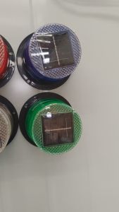 Solar Magnetic Roof Flashing Light LED Emergency Beacon Lamp Red/Blue