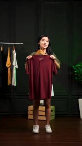 Kaos Polos Kancing Premium Branded Lengan Pendek Cotton Combed 30s Evernext T Shirt Henley Tee