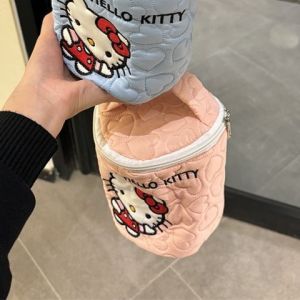 Adorable Kt Cat Large Capacity Makeup Bag Travel Handheld Dormitory Storage Bag Toiletry Bag High Aesthetic Value Female