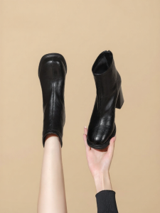 Josiny | British Style Retro Fashionable Slim Heel Boots