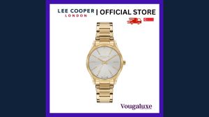 LEE COOPER OFFICIAL Women Metal Band Gold Watch Water Resistant Affordable Branded Timepiece (2 Years Warranty) LC07518.130