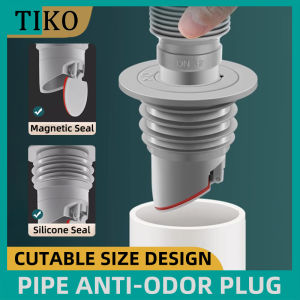 Wash Basin Floor Drain Deodorization Silicone Core  Toilet Drain Pipe Anti Odor Seal Plugging Cover Downpipe Anti Insect Durable Drain Core Sealing Cap