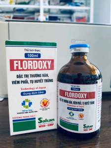 Flodoxy 20100ml Xử lý Phó Thương Hàn Tụ Huyết Trùng Viêm Phổi E.coli Sốt Bỏ Ăn Ở Chó Mèo Gà Heo Và Gia súc Gia cầm khác