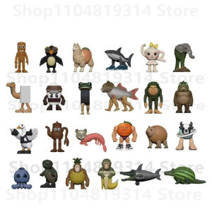 Bandai | *24pcs Italian Brainrot Tung Tung Sahur Figure TralaleroTralala Bombardino Crocodilo Shimpanzini Bananini Figures Gift BoxToys!