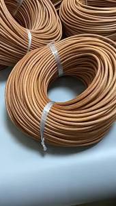 St.kunkka | Dây Da Bò Thật Tròn 1-6mm 2/5 Mét Dùng Làm Vòng Tay Đồ Trang Sức Tự Làm Dây Thừng Thủ Công