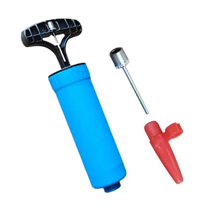 Air Pump Portable Sports Ball Hand Pump Manual Air Pump Fashionable Hand Air Pump with Needle for Volleyball Soccer Basketball