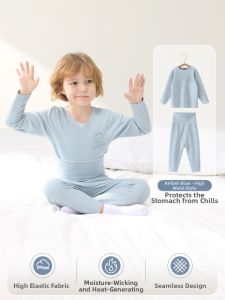 Usbettas | Thermal Deer Velvet Childrens Underwear Set