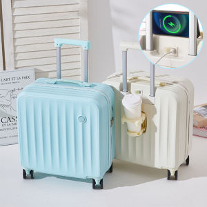 18-Inch Luggage Universal Wheel Password Suitcase Lightweight Travel Multifunctional Boarding Bag