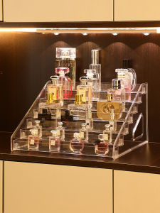 QIOEROUL | Transparent Acrylic Luxury Cosmetic Display Rack