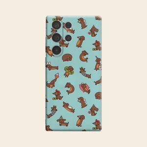 Dachshund Luxury Fashion Full Lens Protective Case for Samsung Galaxy S26 S25 S24 A56 A36 Plus Ultra