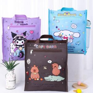 Túi Đựng Sách Vở Hoạt Hình Dễ Thương Chống Thấm Nước Túi Đựng Đồ Vẽ A4 Túi Đựng Đồ Học Sinh Túi Đựng Đồ Học Thêm Túi Vải Nylon