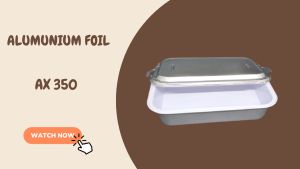 Alumunium Foil Tray AX 350 / Aluminium AX - 350 Kotak Makan + tutup (Paket 20 pcs)