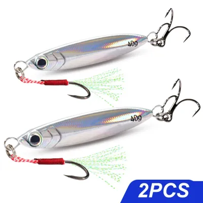 5pcs Metal Jig Lure kit 7g 10g 20g 30g 40g Spinner Sinking Pencil Fishing Tackle Feather Treble Hooks Pesca Cast 2/3/5pcs Baits