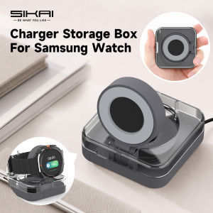3 in 1 Charger Case for Samsung Galaxy Watch Original Cable Charging Cord Organizer Storage Box Phone Holder Watch Stand