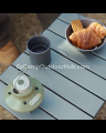 Naturehike Mini Square Camping Table Folding Portable Only 1kg Foldable Aluminum Durable 50kg Max Load Ultralight Hiking Backpacking Picnic BBQ Small Egg Roll Table with Storage Bag Nature Hike. 