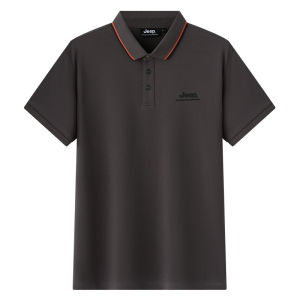 Jeep | Jeep Mens Short Sleeve Polo Shirt Breathable Quick Dry Sweatless Summer New Style Outdoor Camping Hiking Classic Series T-shirt