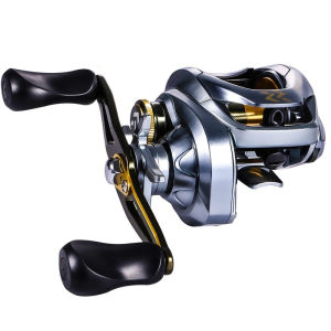 Gulungan Pancing 11+1 Bantalan Bola 7.6:1 Rasio Roda Gigi Kecepatan Tinggi Baitcasting Reel Pancing