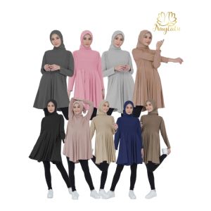 Manset Rok Baju Atasan Olahraga Wanita Lengan Panjang Naylatu