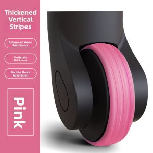 Self-Adhesive Silent Rubber Protection Cover for Luggage Wheels Universal Single Double Wheel Chair Wheel Baggage Handle