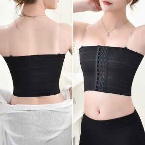 Women Big Boob Woman Trans Supporter Pull Over Breast Chest Binder Tube With Hook Ftm Tomboy Bra