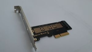 การ์ดแปลง PCIe X4 to M.2 NVMe Gen4 Gen3 4.0 3.0 ADAPTER M2 SSD HARDDISK ฮาร์ดดิสก์ M KEY COMWORK