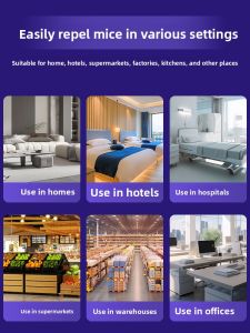 MONLEYTA | High-Power Ultrasonic Mouse Repeller Electronic Cat Mouse Trap Home Use Powerful New 2025 Model Mouse Control Tool