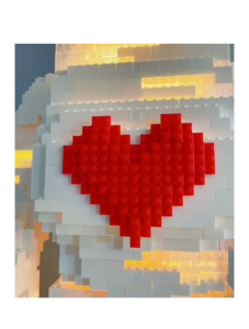 LEGO Bearbrick | 73cm | Giant DIY |  Building Blocks with Mini Night Light | FREE Shipping Malaysia | Hadiah Unik Koleks