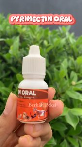 OBAT TETES KUTU GUDIK GATAL SEGALA PENYAKIT KULIT UNTUK HEWAN PELIHARAAN ANJING KUCING SAPI BABI PYRIMECTIN ORAL